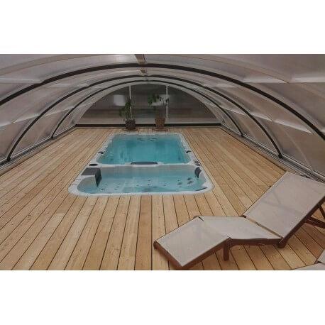 Spa de nage multifonction Aquatic 3 - 8 places - 580 x 224 x 155 cm - Profondeur optionnelle_2