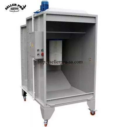 Cabine de pulvérisation de poudre ZKM-1 - compacte avec récupération et nettoyage automatique_2