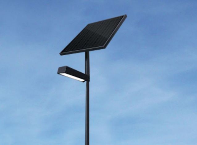Lampadaire urbain solaire SUN KEY - LED - 1500 lm - 4,8 m - Design simple et gestion intelligente de l'énergie_0