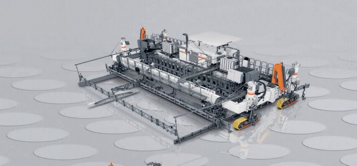 SP 124 - Machine à coffrage glissant Wirtgen - 272 kW / 370 ch - Largeur 4,5m à 12m et épaisseur 450mm_2