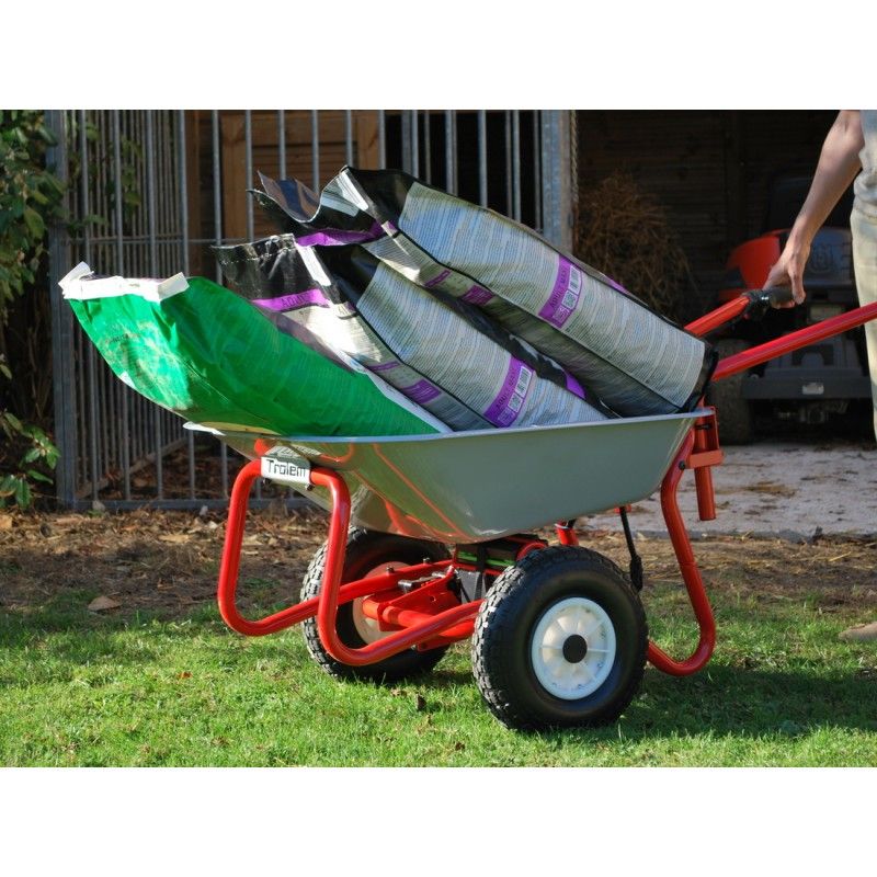 Brouette en acier avec peinture époxy durable