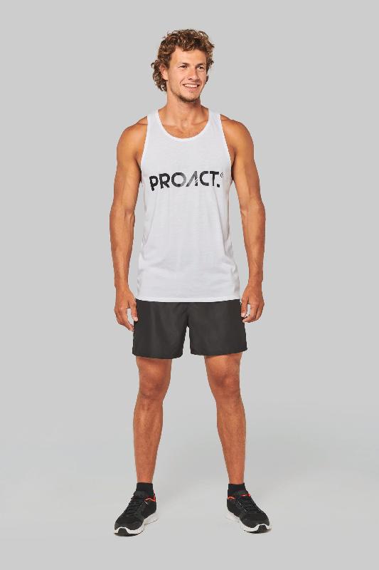 Débardeur triblend homme PROACT - Réf: PA446 - 50% polyester, 25% coton, 25% viscose - 130 g/m²_2