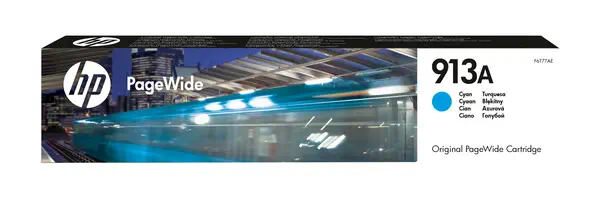 HP 913A Cartouche dencre cyan PageWide authentique_2