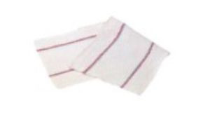 Lavette 41 fibres diverses- tissage gaufre avec bande de tissage plat sur les bords 70x30cm_2