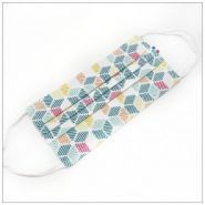 Mask3p3d - masque en tissu 3 plis - VDM - 100% coton bio - lavable et réutilisable_2