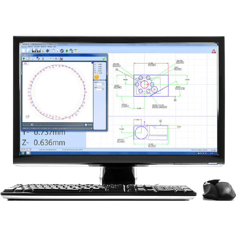CMM portable - Logiciel Aberlink 3D pour applications 2D et 3D_2