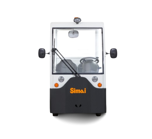 Chariot Tracteur Industriel électrique à 4 roues SIMAI TE 80IXB conçue pour des capacités de charge allant jusqu'à 8000 kg en Alpes -  disponible en achat neuf et en location de courte à longue durée_2