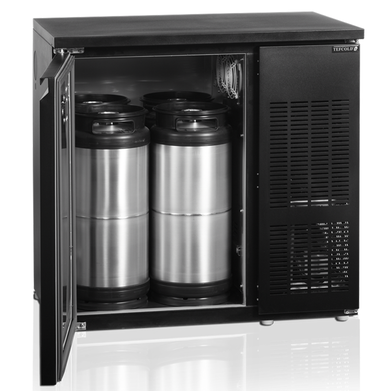Refroidisseur de fût une porte - 4 x 20 litres | Tefcold - CKC4_2