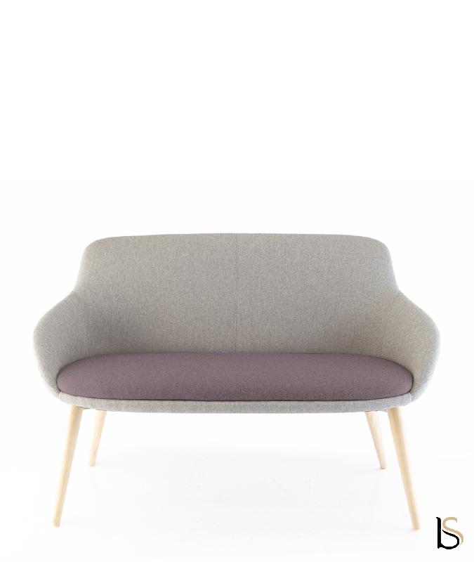 Canapé d'accueil Eneka bois - Sokoa - Gris/Mauve_2