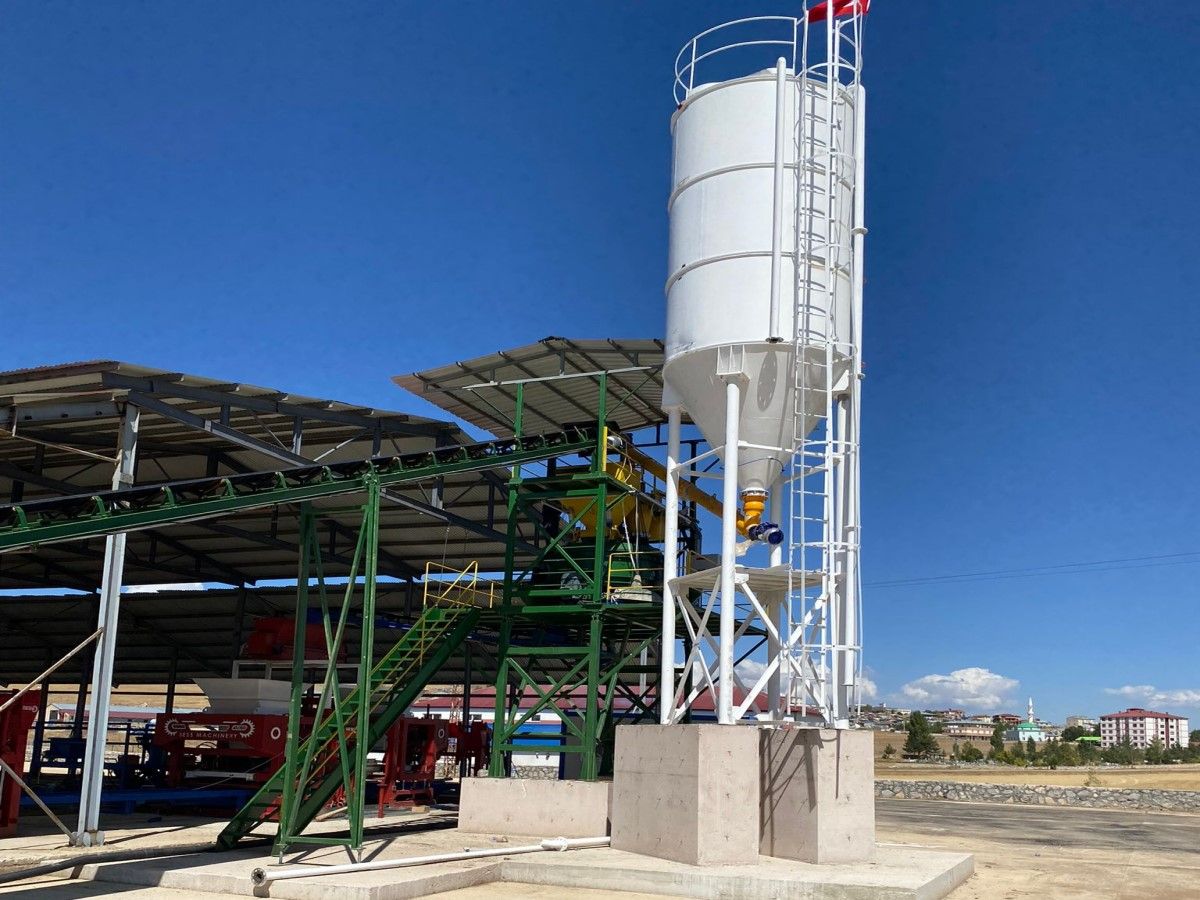 Centrale à béton 30 m³ - Solution clé en main avec mélangeur planétaire et silo à ciment 45 tonnes_2