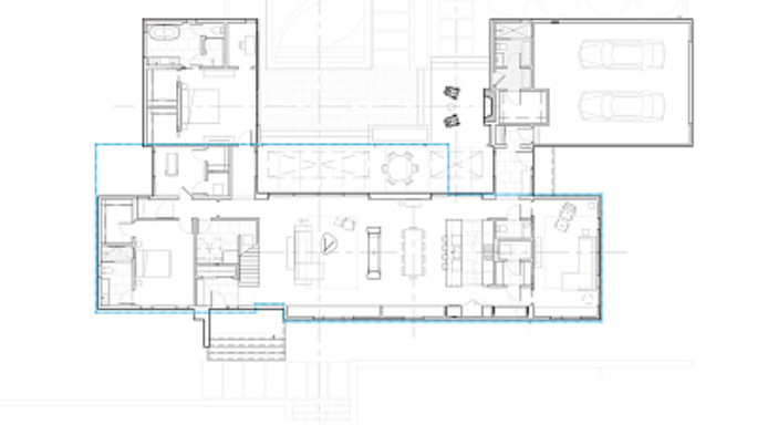 Maison préfabriquée à deux étages en acier - 370 m2 - 6 chambres ou 5 chambres et 1 bureau - ISK370_2