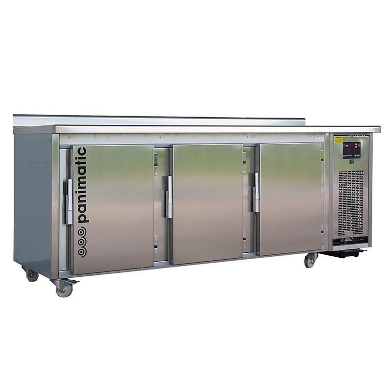 Panimatic - tour pâtissier 2 portes 400 x 600 mm sans dessus inox_2