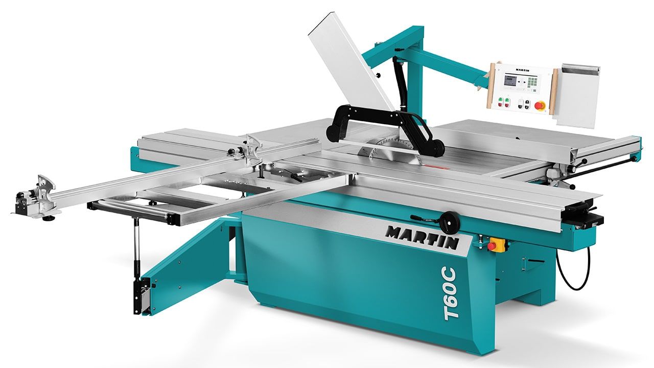 T60C - Scie industrielle - Martin - largeur de coupe standard 1350 mm - moteur 5,5 kW - table à déligner 3 m_0