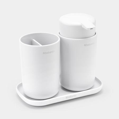 Ensemble d'accessoires pour la salle de bains Brabantia ReNew - kit de 3 - White - UGS280382_2