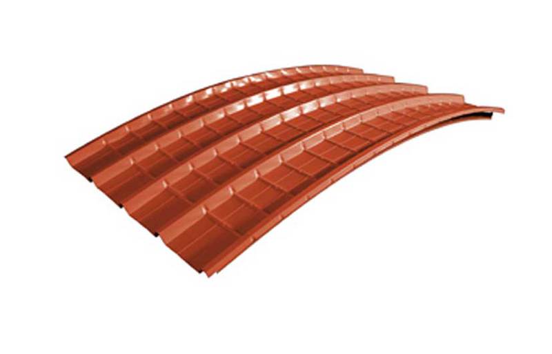 Panneau sandwich imitation tuile - Couverture isolante pour bâtiments - Épaisseurs 40, 50, 60 mm_0