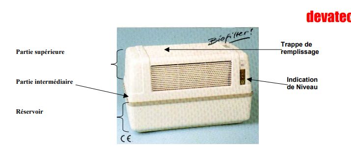 Humidificateur à évaporation B120 - DEVATEC_2