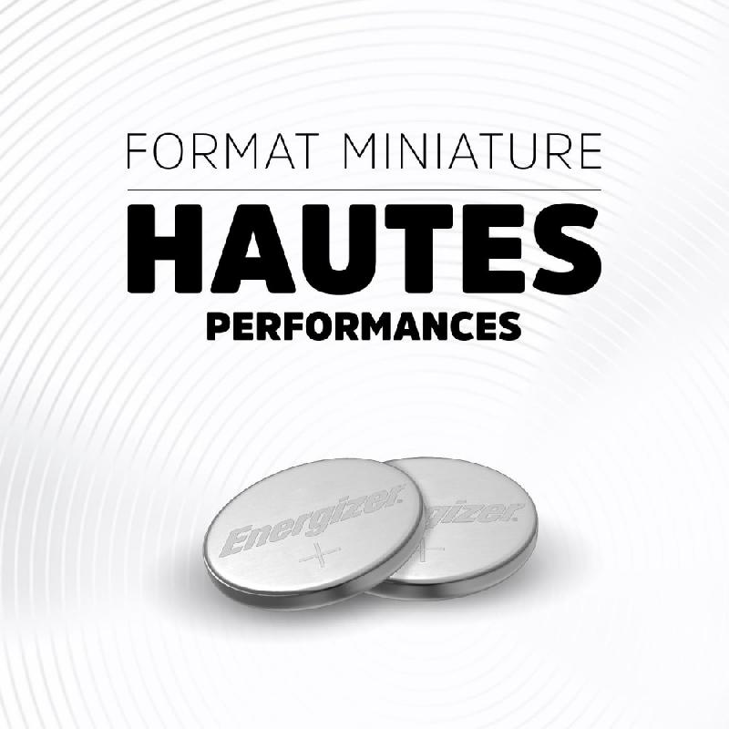 Lot de 2 piles bouton CR2016/DL2016 - 3V - Lithium - ENERGIZER_2