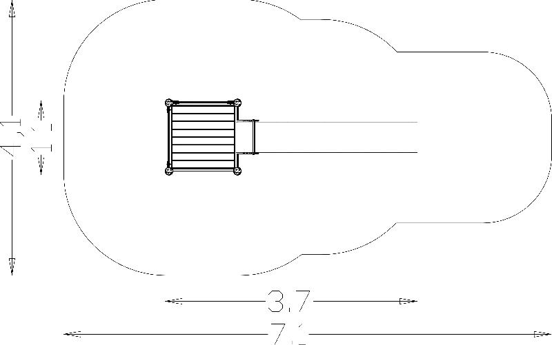 Toboggan avec plate-forme - réf 8066801 - Hags - 0,45/1,5m de hauteur - Tranche d'âge 3-12 ans_2
