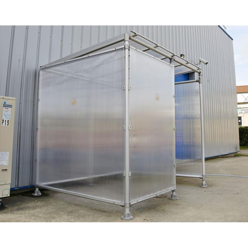 Abri fumeurs Éco - aluminium, solide et économique - Ref : 529380_2