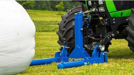 Fourche à balles rondes BTGHA avec redresseur hydraulique - Goweil - 1 100 mm_2