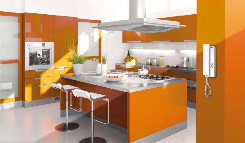 Interphone filaire EXTEL Easy Bus blanc - Double commande gâche/serrure et automatisme de portail - Installation simple_2