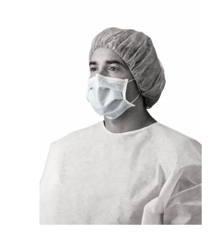 Masque chirurgical Type II - Medline - avec élastiques auriculaires et bande ajustable_2