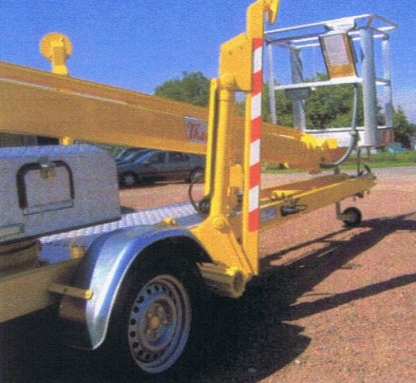 Nacelle tractable telescopique 120 nwt - thomas - hauteur de travail 12 m - capacité de levage 200 kg_3