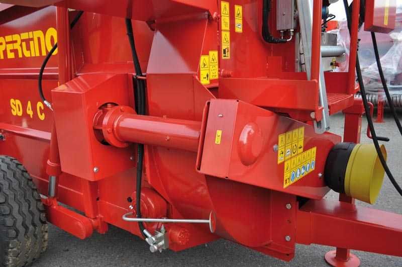 Sd 4C - SD6 C Pailleuse Agricole Supertino - Capacité 4 m3 / 6 m3 - Distance de paillage 18 m_2