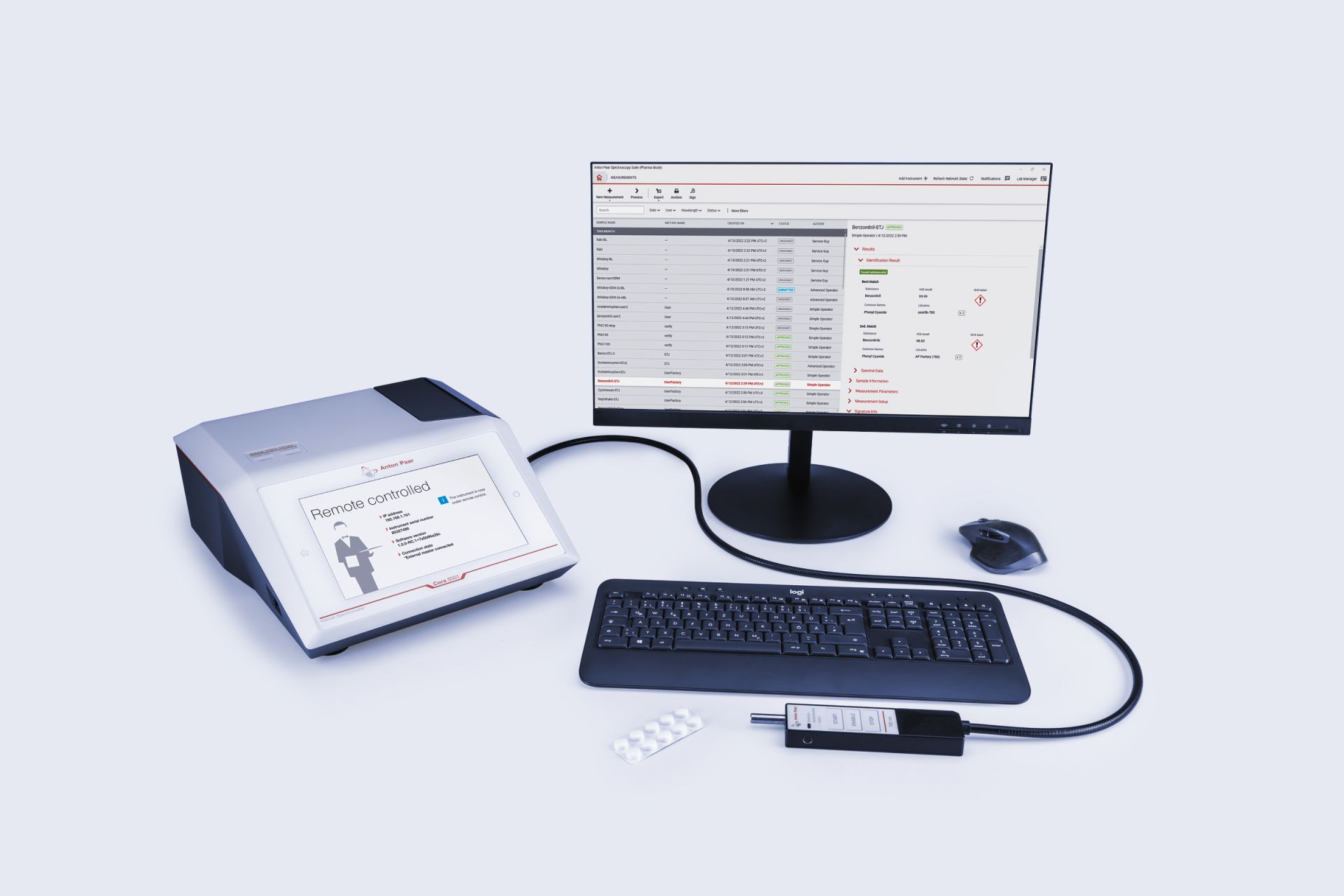 Spectromètre Raman in situ à double longueur d'onde : Cora 5001 Fiber Standard / Pharma / Surveillance des process_2
