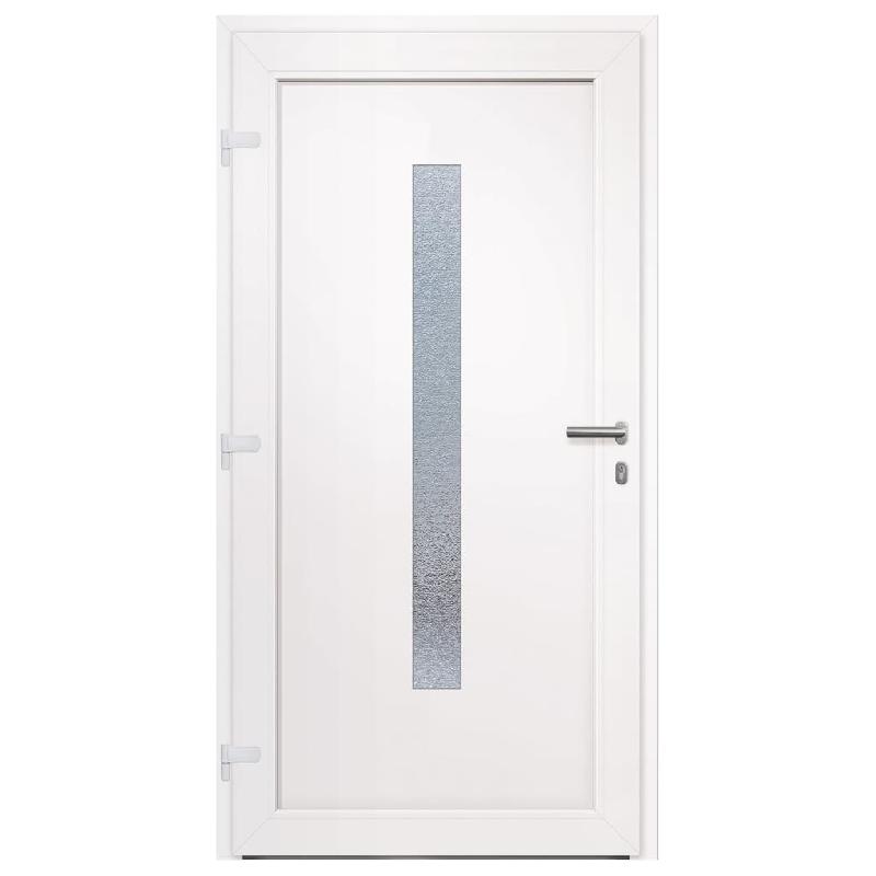 Vidaxl porte d'entrée anthracite 108x208 cm pvc 3157088_2