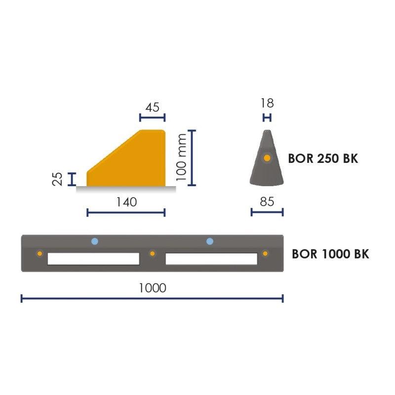Bordure de délimitation d'ilot - Bordure de délimitation en thermoplastique_2