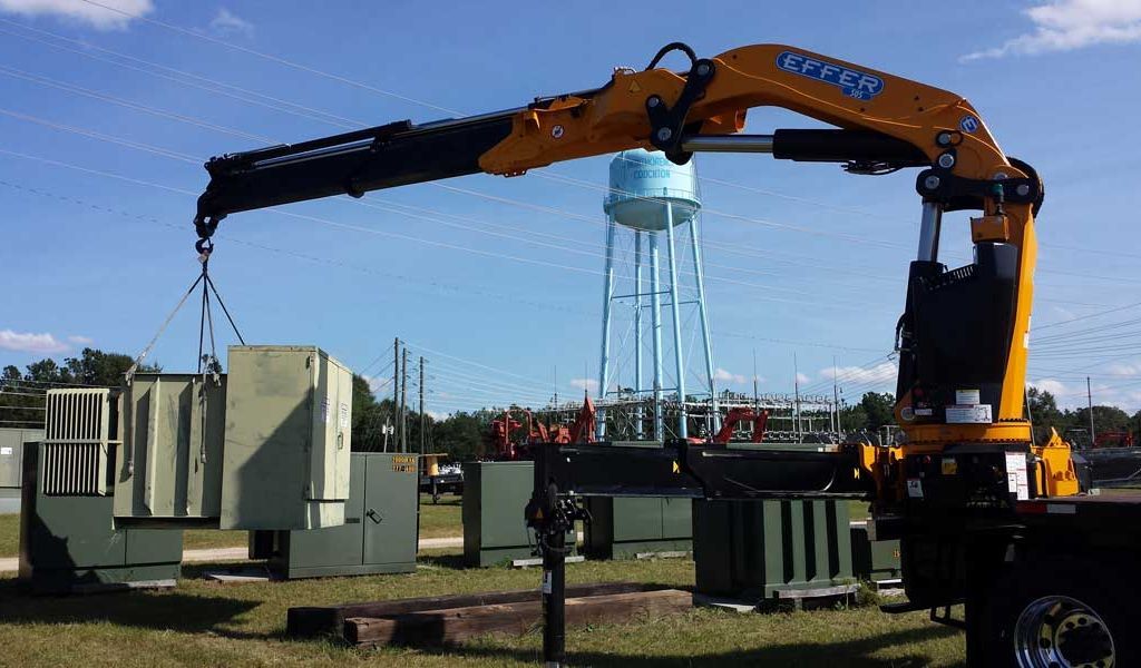 Grue auxiliaire Effer Big 505 - pression 360 bar - levage jusqu'à 300 txm_2