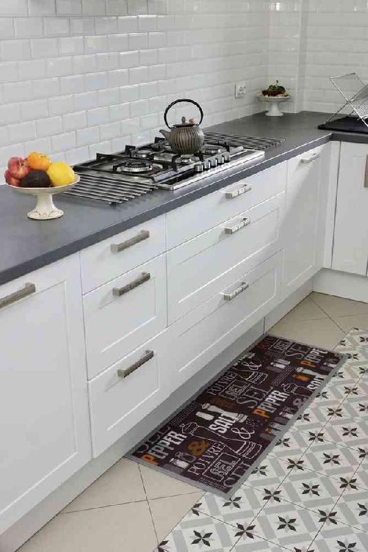 Tapis d'entrée intérieur absorbant - Devoluy Salt&Pepper - 120x45 cm_2