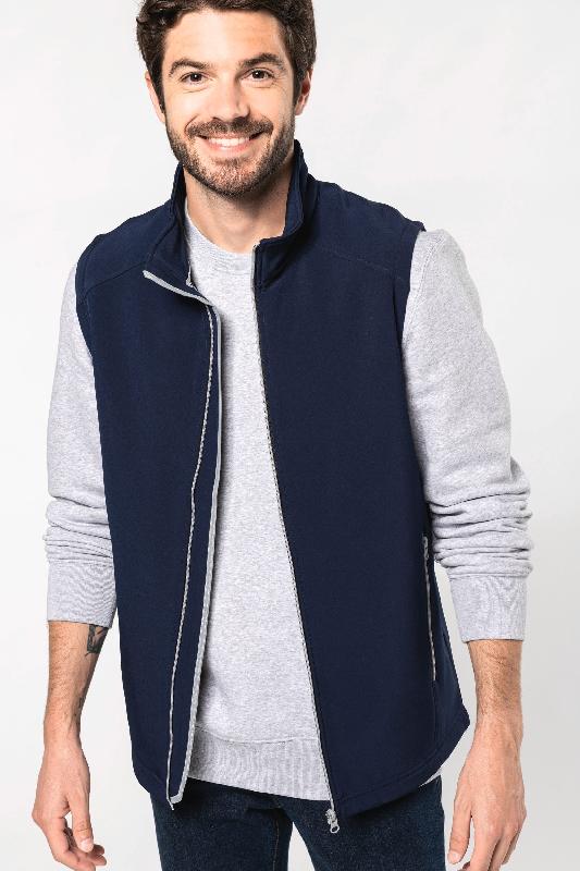 Bodywarmer softshell 2 couches homme - Kariban Réf: K423 - Tissu déperlant - 300 g/m²_2