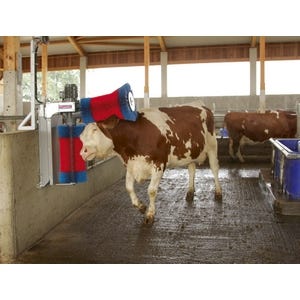 Brosse à vaches - HAPPYCOW DUO pour irrigation de la peau et stimulation du métabolisme, avec poils en polyamide et système électronique avancé_2