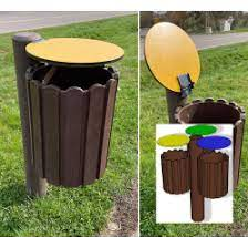 Corbeille Yanex 1 - Corbeille écologique pour tri sélectif en plastiques recyclés 55L_2