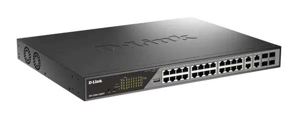 D-Link DSS-200G-28MPP commutateur réseau Géré L2 Gigabit Ethernet (10/100/1000) Connexion Ethernet,_2