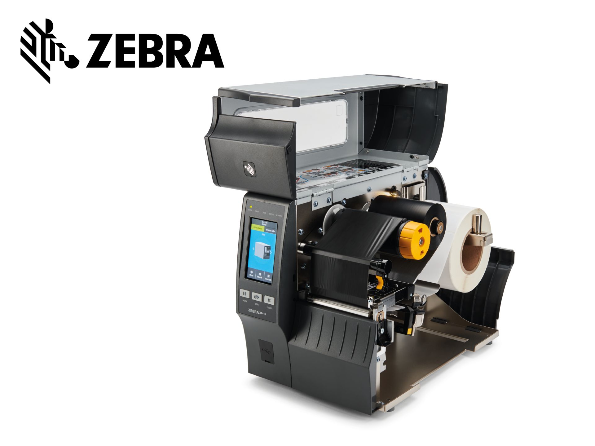 Imprimante d'étiquettes - Zebra ZT411 - Résolution 203, 300 ou 600 dpi - Interface intuitive et écran tactile couleur_2