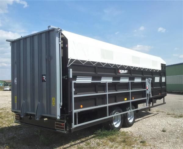 Bétaillère pour 10 à 12 bovins avec pont hydraulique