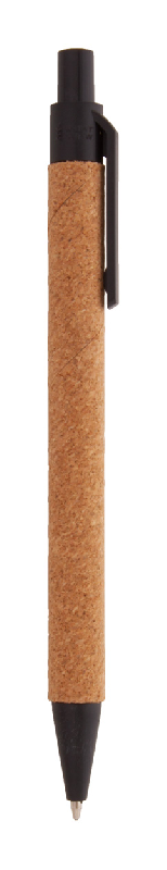 Stylo bille écologique - liège naturel et plastique en paille de blé - encre bleue_2