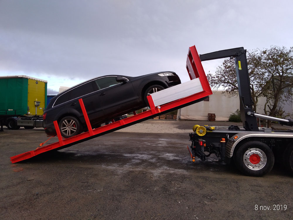 Bras amovible HPC de 18 à 22T pour camion - système multi-caissons - châssis 26T_2