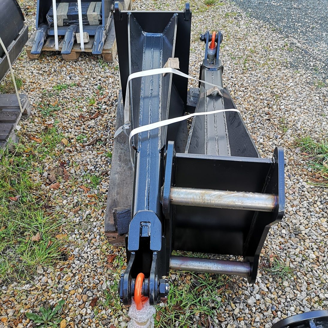 Équipement de manutention compatible avec pelles de chantier