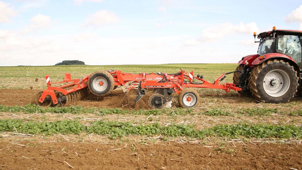 Dechaumeur à disques optimer xl - kuhn - largeur de travail 3 à 5 m - puissance nécessaire maxi 77 à 149 kw_2