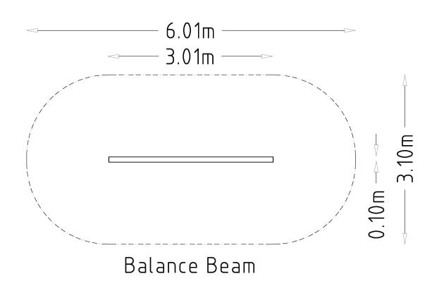 Équipement de fitness extérieur - Gym Balance Beam - 8040958 - Hags - Poutre d'équilibre robuste pour entraînement pliométrique_2
