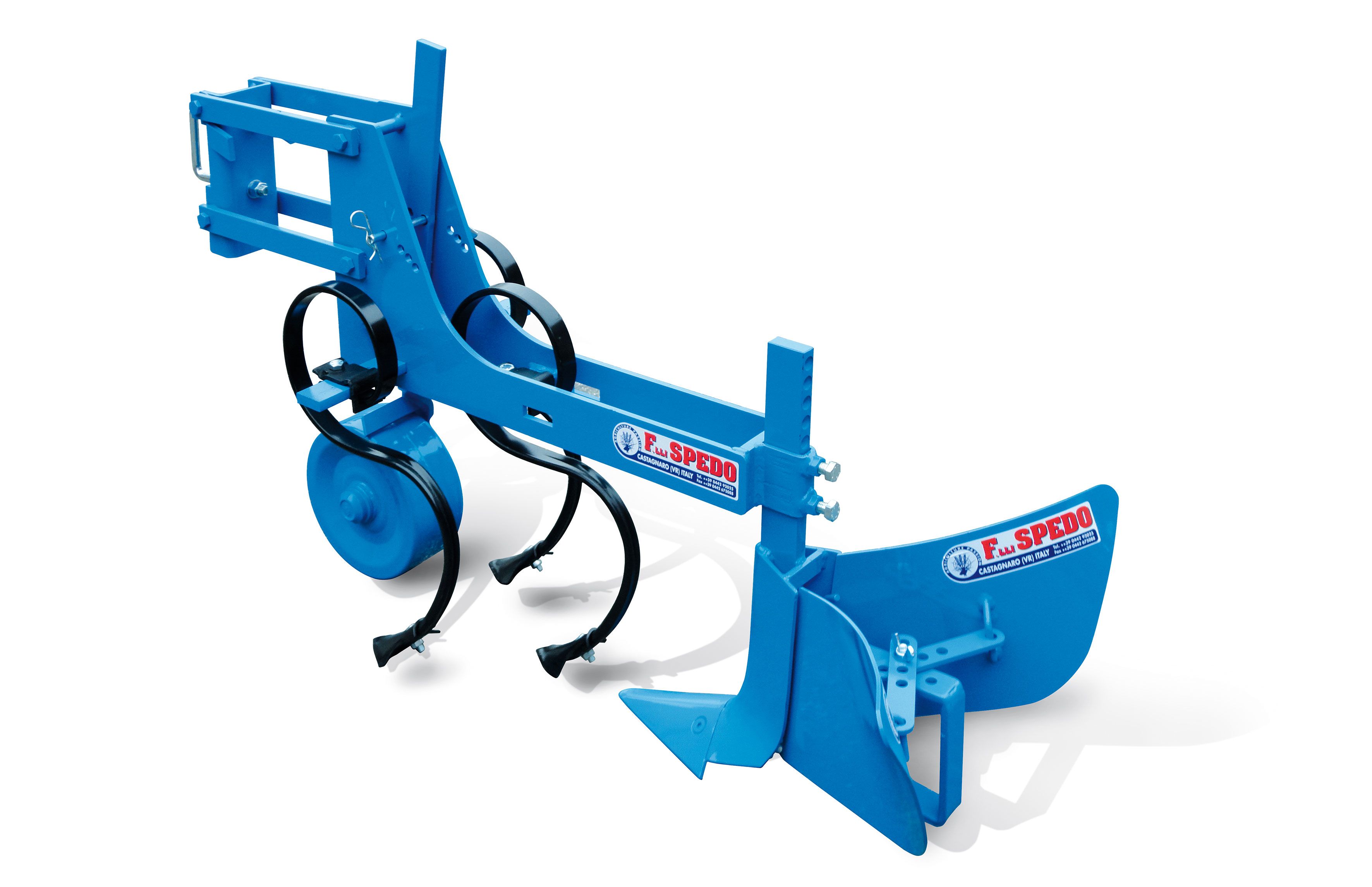 Outil de travail du sol pour buttage avec poids de 128 à 422 kg