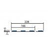 Bande de guidage - Signature - Métacrylate adhésive pour extérieur - Dimensions : 166 x 970 mm_2