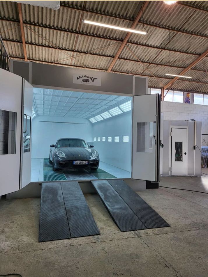 Cabine de peinture NS6000 - pour automobiles et utilitaires - dimensions intérieures 6000x4000x2800 mm_2