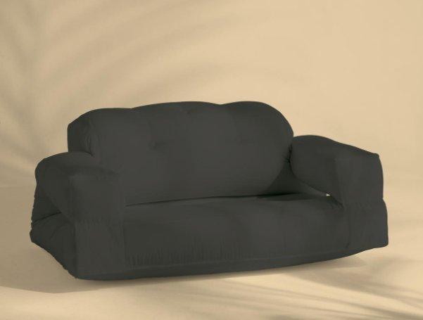 Canapé d'extérieur relax convertible HIPPO OUT - Gris anthracite - Design scandinave - Modulable en matelas 1 place_2