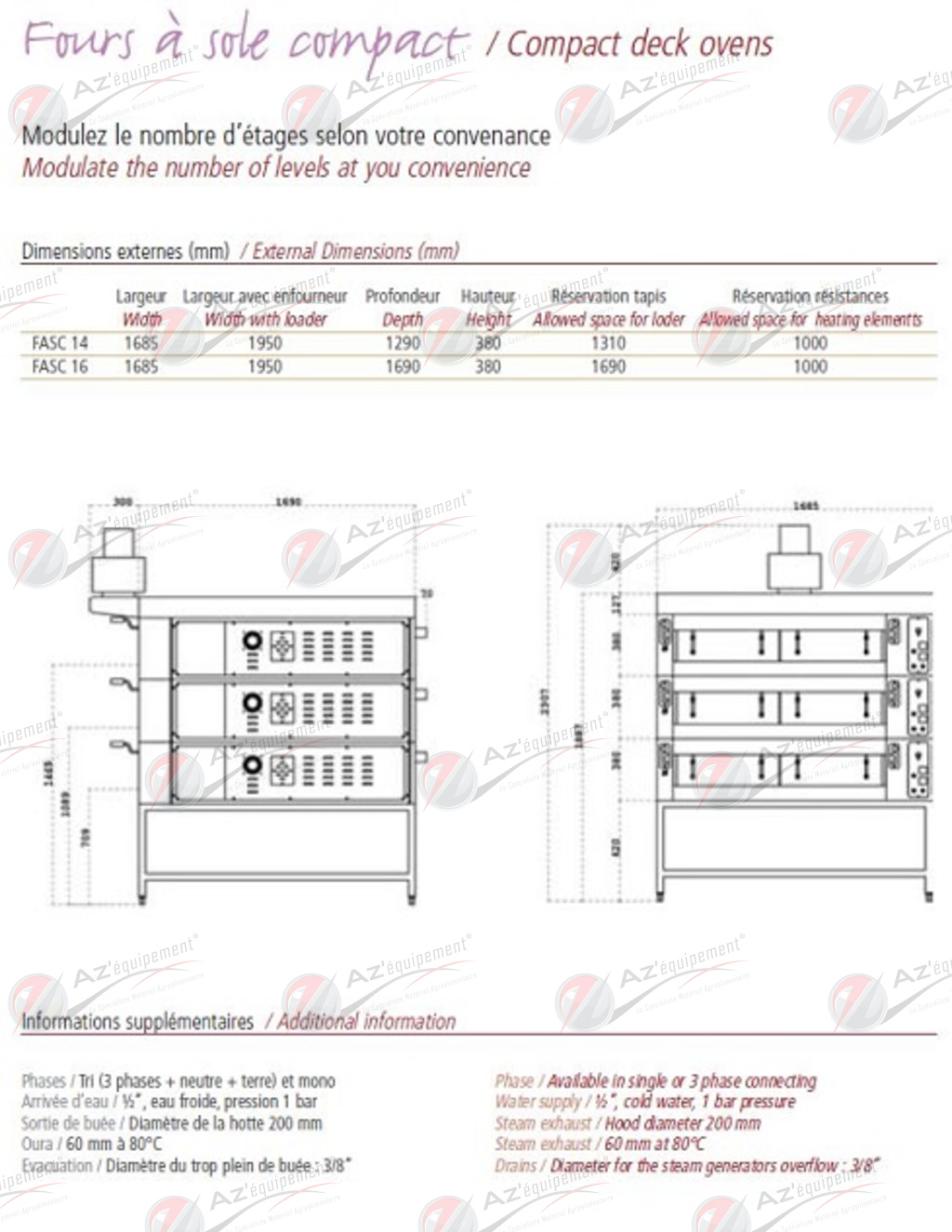 Fours à sole compact - az-fasc_2