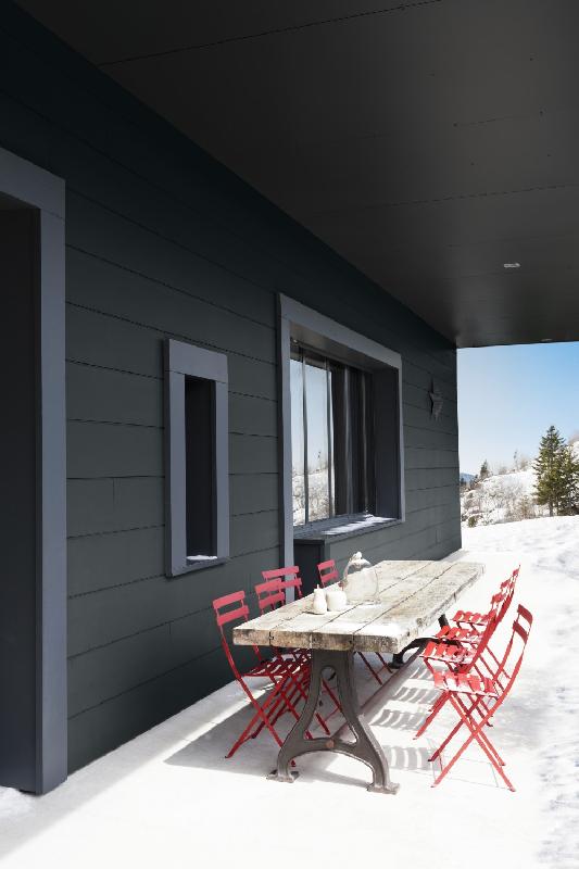 Peinture bois extérieur Climats Extrêmes® V33 - Anthracite Satiné - 0.5 L - Glycéro - RAL 7016_2